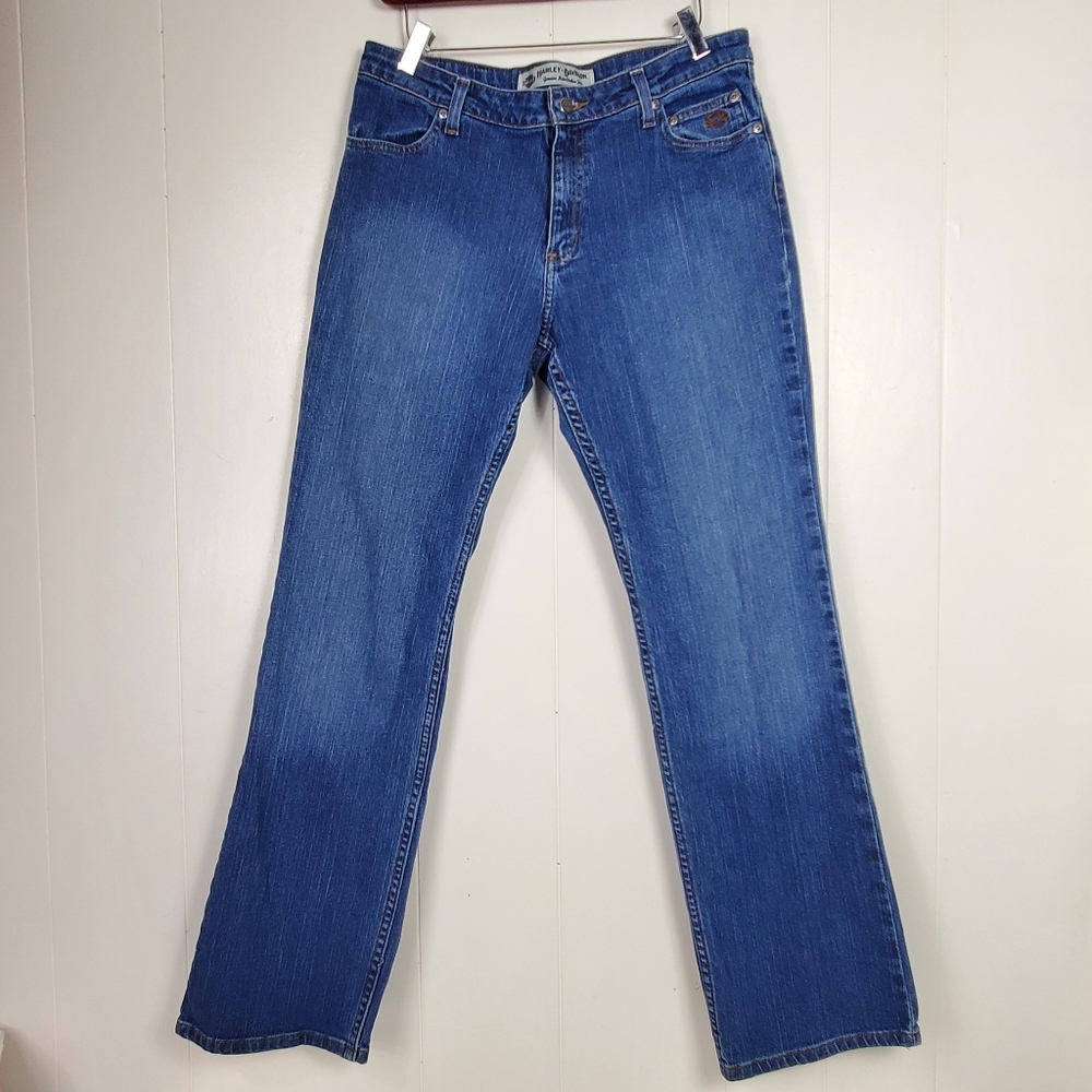 Vintage Harley-Davidson straight leg  mom jeans size 12